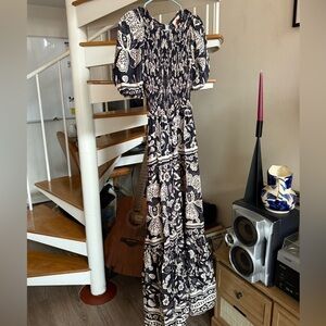 Farm Rio Black and White Dress